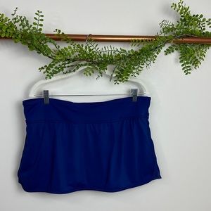Lands End swim skirt - royal blue - sz 14